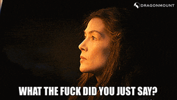 Rosamund Pike Reaction GIF by Dragonmount GIFS
