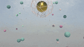 Gold Orb GIF by J.B. Kinard