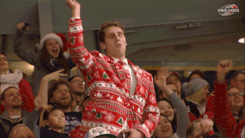 christmas dancing GIF by Carolina Hurricanes