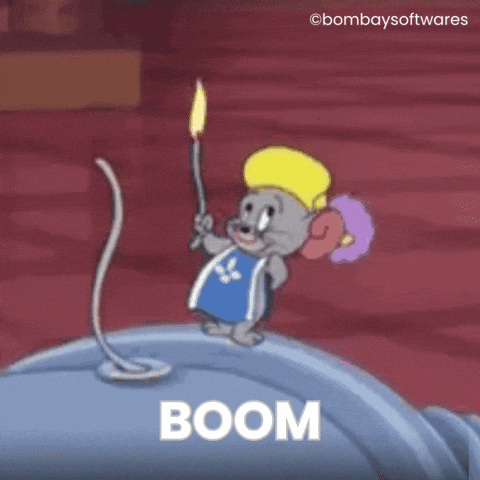 Giphy - Ignite Self Destruct GIF by Bombay Softwares