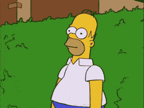 Giphy - Scared Homer Simpson GIF by reactionseditor
