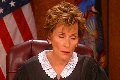 Giphy - Judge Judy Eye Roll GIF