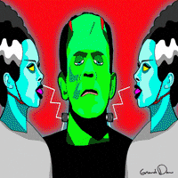 bride of frankenstein love GIF by Grande Dame