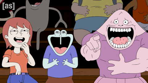 Point Laughing GIF by Adult Swim