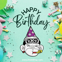 Happy Birthday GIF by Zhot Shop