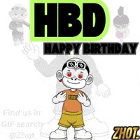Happy Birthday Celebration GIF by Zhot