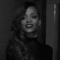 rihanna cross eyed GIF