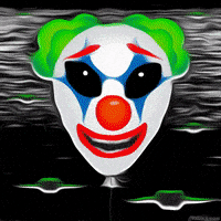 Good Morning Clown GIF by PEEKASSO
