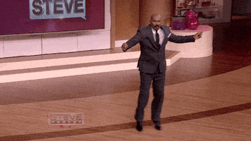 happy dance GIF by Steve Harvey TV