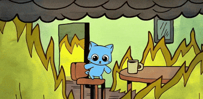 Momo This Is Fine GIF Momo This Is Fine GIF