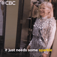 Schitts Creek Sparkle GIF by CBC Schitts Creek Sparkle GIF by CBC