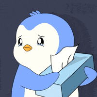 Sad Cry GIF by Pudgy Penguins