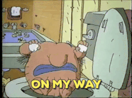 on my way GIF by garbageparty