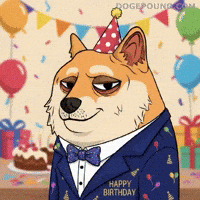 Tired Happy Birthday GIF by Doge Pound