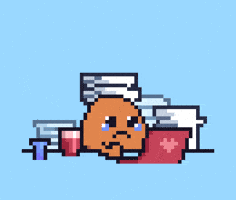 Sad Work GIF by Potatozzz by 9GAG