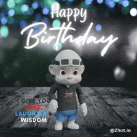 Happy Birthday GIF by Zhot