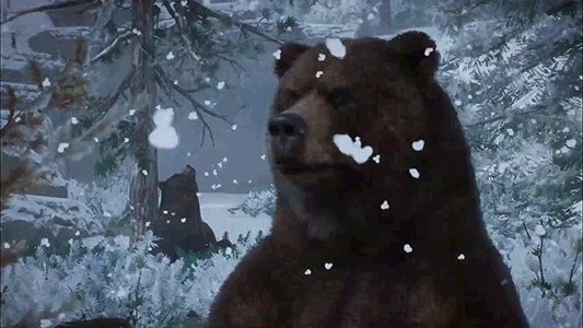 Brown Bear Snow GIF