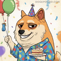 Tired Happy Birthday GIF by Doge Pound