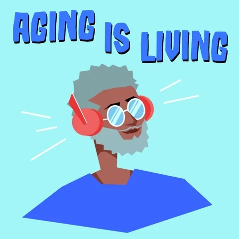 Aging Happy Birthday GIF