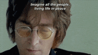 imagine the beatles GIF