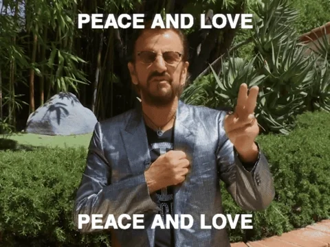 Ringo Starr Beatles GIF