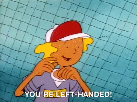 Left Handed Nicksplat GIF