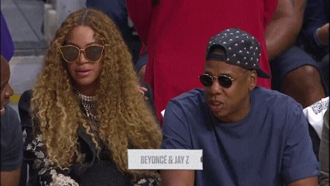 courtside jay z GIF
