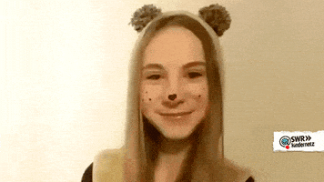 tiere bis unters dach kiss GIF by SWR Kindernetz