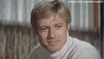 Robert Redford Laughing GIF