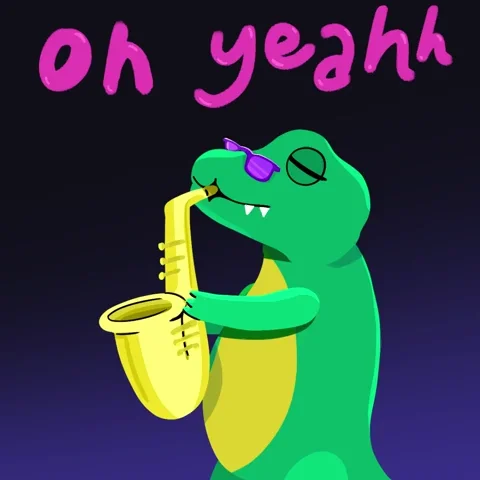 Oh Yeah Dinosaur GIF