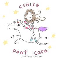 don't care animation GIF by Lisa Vertudaches