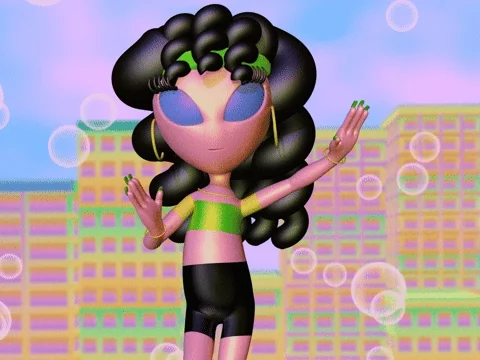 Dancing Alien GIF