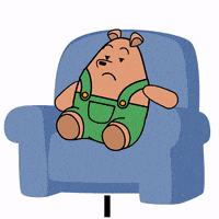 Tired Bear GIF