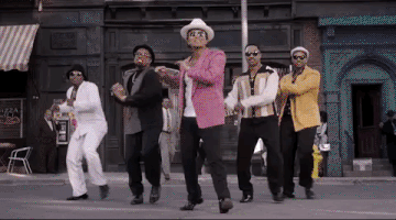 uptown funk dancing GIF by Bruno Mars