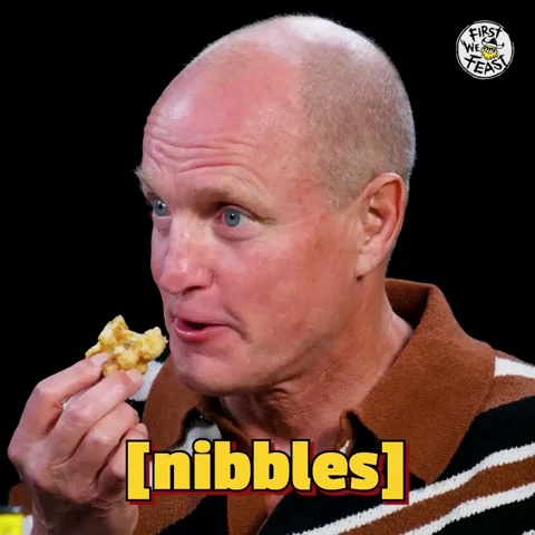 Woody Harrelson Hot Ones GIF
