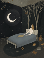 Good Night Girl GIF by Alexandra Dvornikova