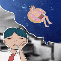 Tired Art GIF by QueenCitrus