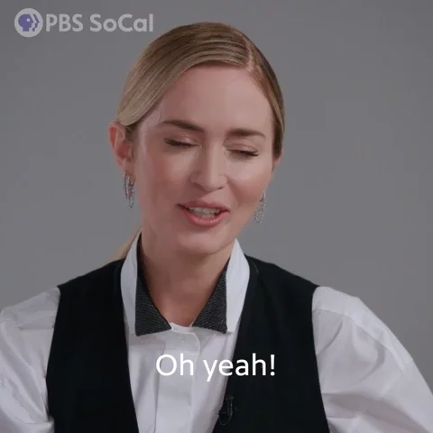 Emily Blunt Yes GIF