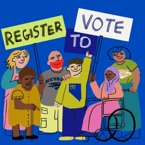 Voting Las Vegas GIF