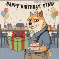 Celebrating Happy Birthday GIF by Doge Pound