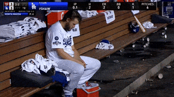 Sad Los Angeles Dodgers GIF by Leroy Patterson