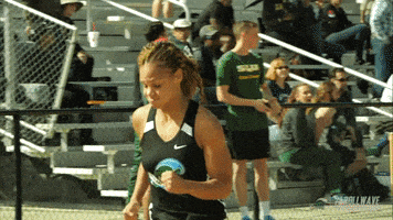 track & field wave GIF by GreenWave