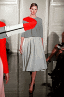 black and white pink GIF by fashgif