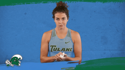 Track And Field Tulane GIF by GreenWave