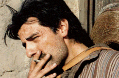 Giphy - oscar isaac smoking GIF