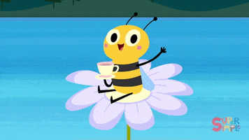 Honey Bee Hello GIF by Super Simple Honey Bee Hello GIF by Super Simple