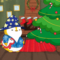 Merry Christmas GIF by Pudgy Penguins