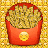 Emoji Chips GIF by Tara