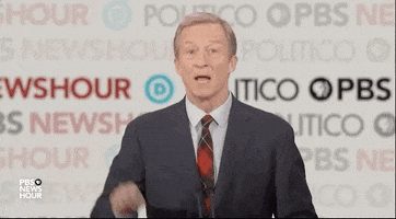 Democratic Debate Tom Steyer GIF by GIPHY News