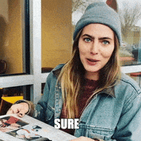 K Reaction GIF by Lauren Jenkins